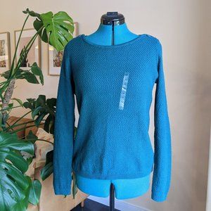 Ann Taylor Loft Teal/Turquoise Sweater - NWT